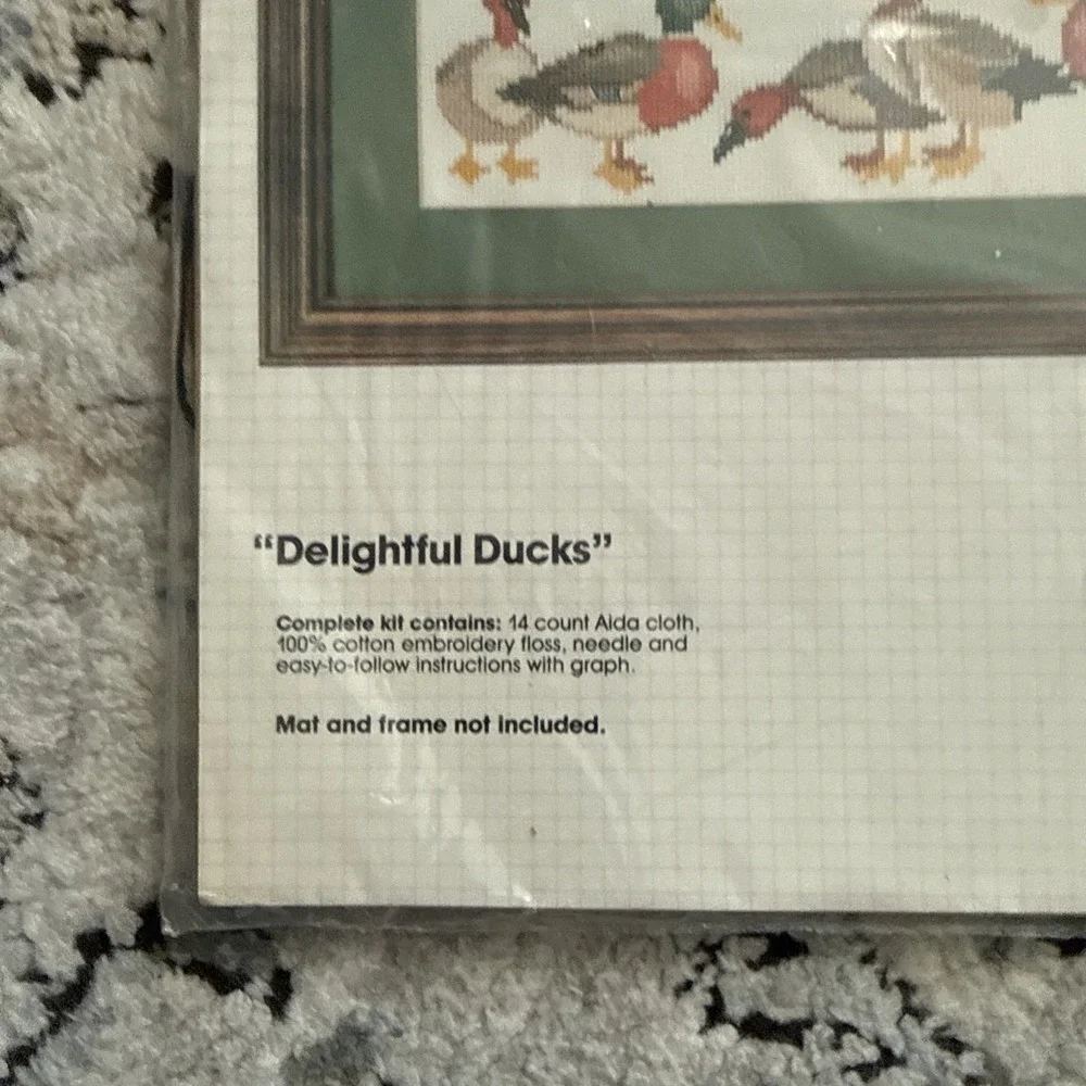 Delightful Ducks Counted Cross Stitch Kit #49802 by Bucilla (4